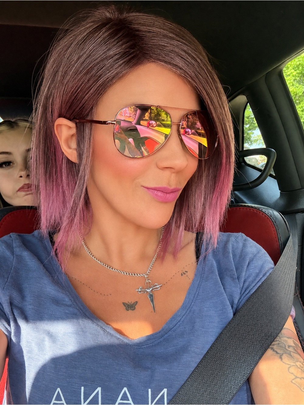 Stylish Pink Ombre Bob Wig - Women Accessories Hair Accessory